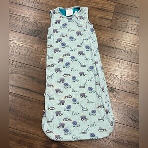 Posh Peanut Baby Boy Sleep Sack Size 0-6 Months Blue Construction Trucks